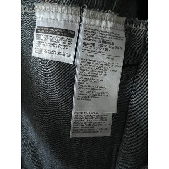 Levi's Strauss Men's Denim Trucker Jacket Medium Wash Size LARGE Jean Coat - Picture 10 of 13